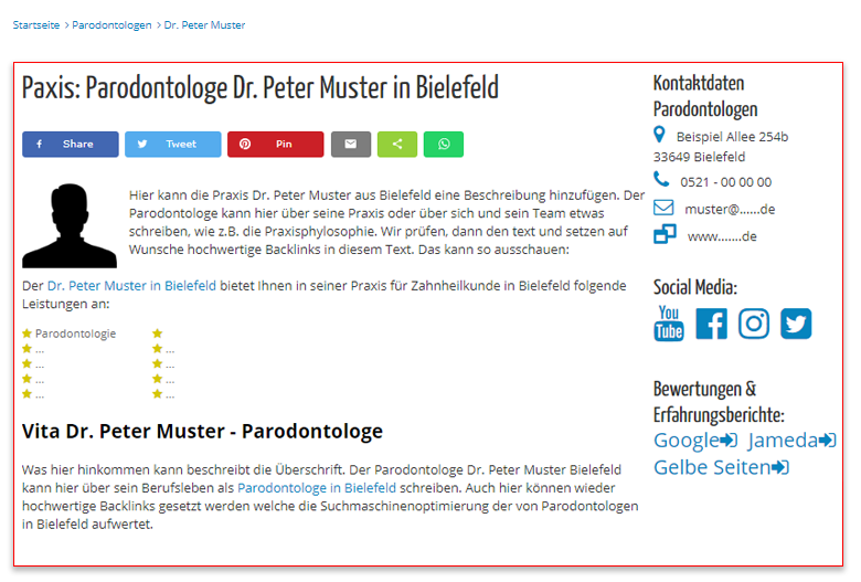Profilseite Bielefeld